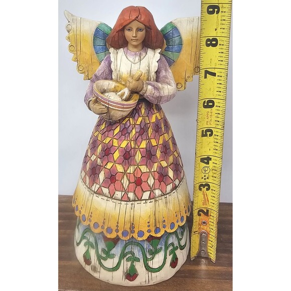 Jim Shore Heartwood Creek Angel of Contentment figurine 9" Vintage 2002 #108923 - Picture 7 of 10
